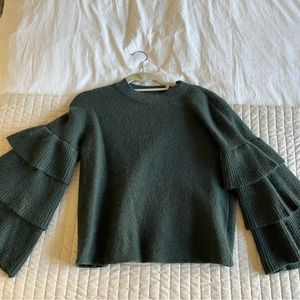 Endless Rose sweater - green, medium